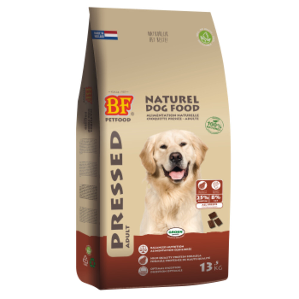 BF Petfood Vleesbrok Geperste Hondenbrokken Adult 13