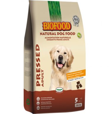 4x BF Petfood Vleesbrok Geperste Hondenbrokken Adult 5 kg