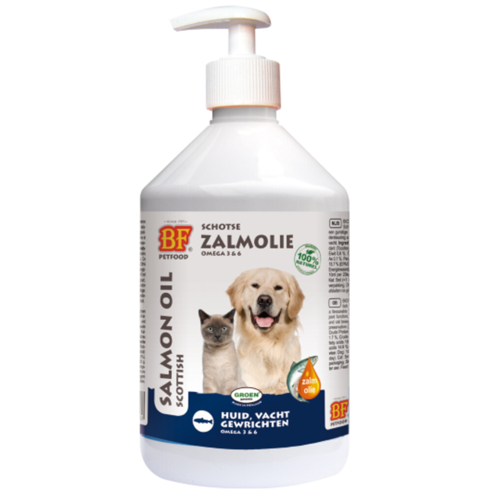 BF Petfood Zalmolie 500 ml