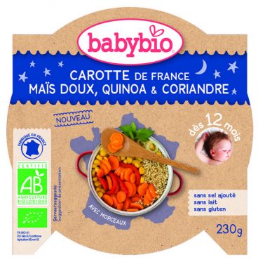 Babybio Slaap Lekker Menu 12 mnd Quinoa Groenten 230 gram