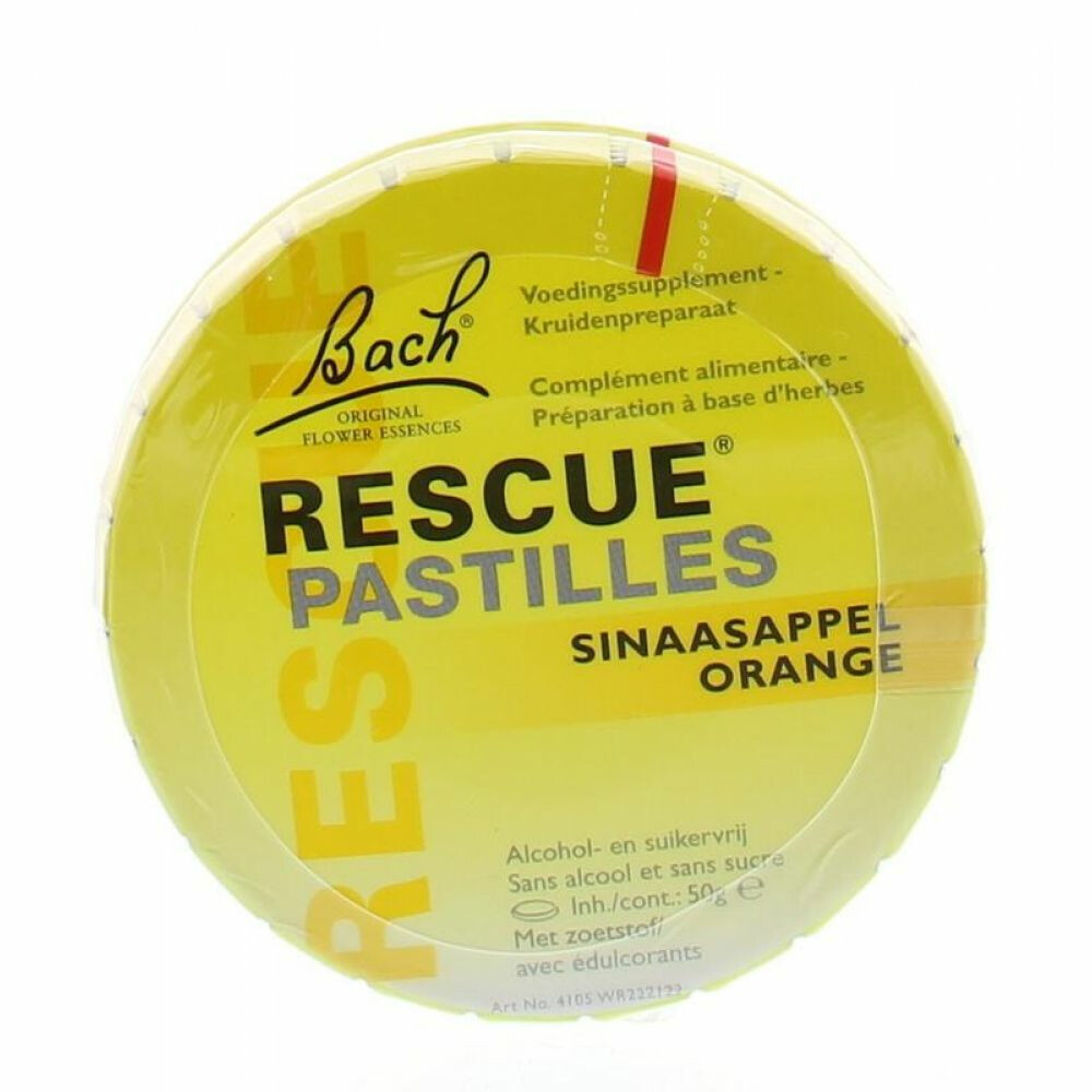 Bach Rescue Pastilles Sinaasappel 50 gr