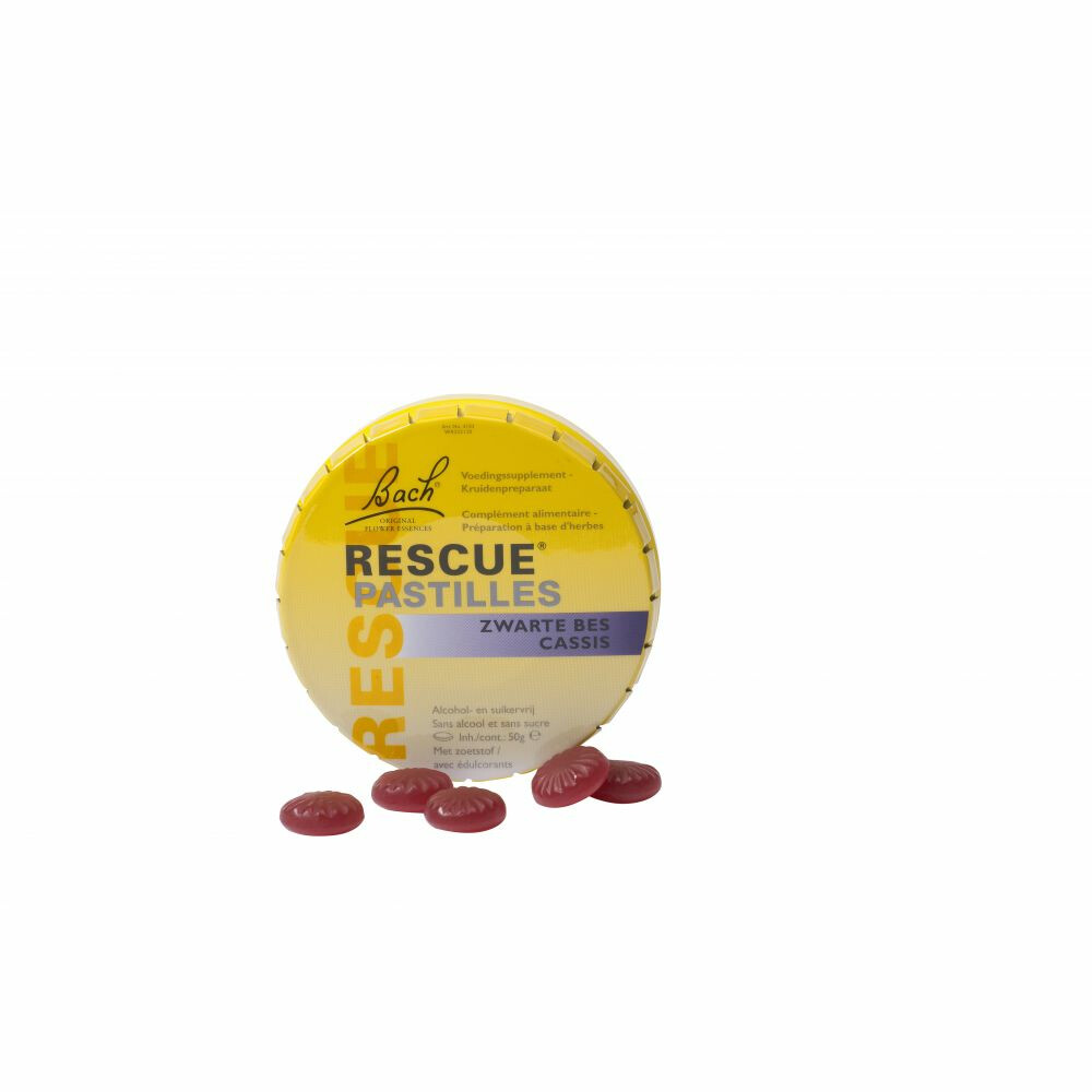 Bach Rescue Pastilles Zwarte Bes 50 gr