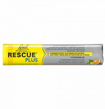 Bach Rescue Plus Bonbons Sinaasappel Vlierbes 10 pastilles