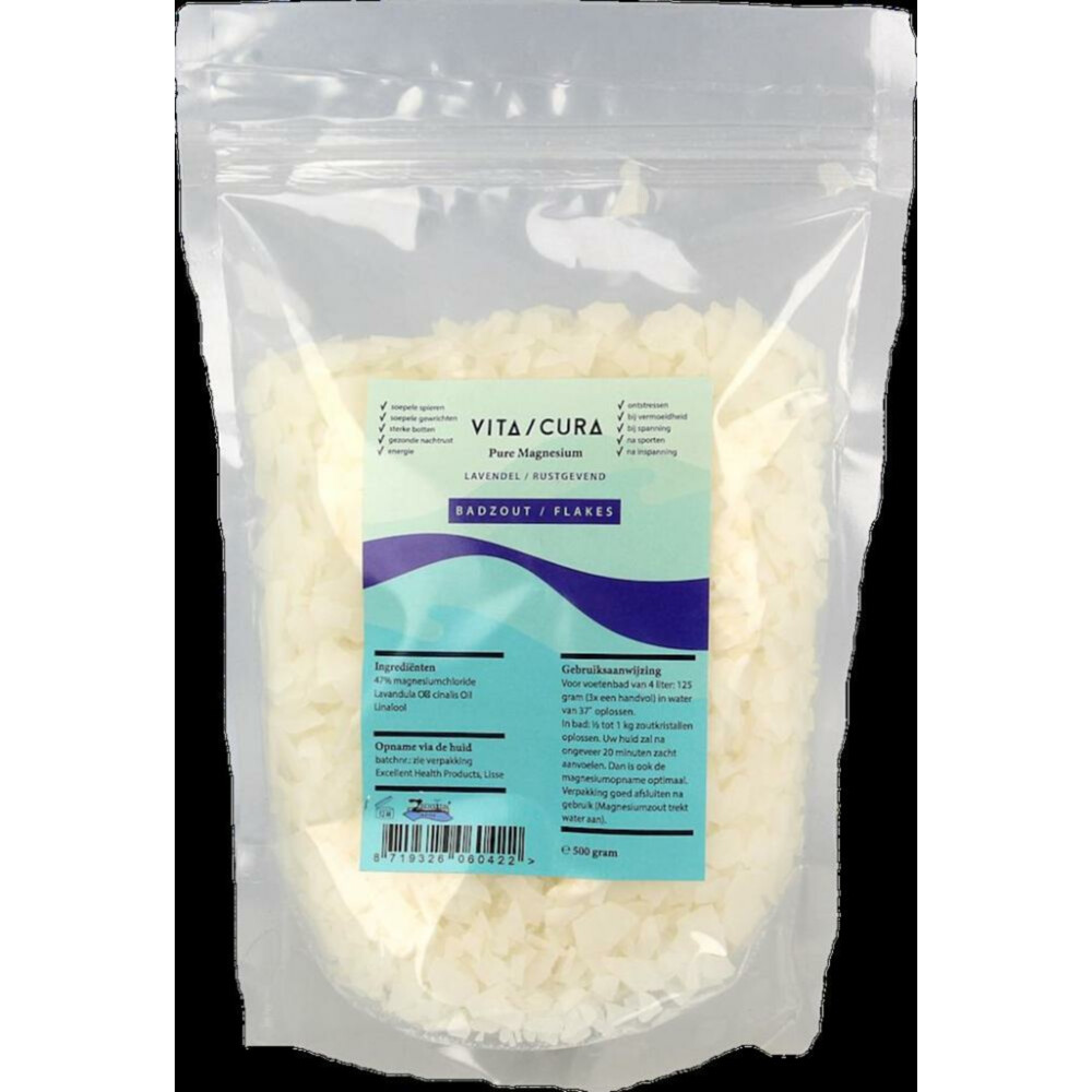 Badzout Flakes Magnesium Lavendel 500 gr