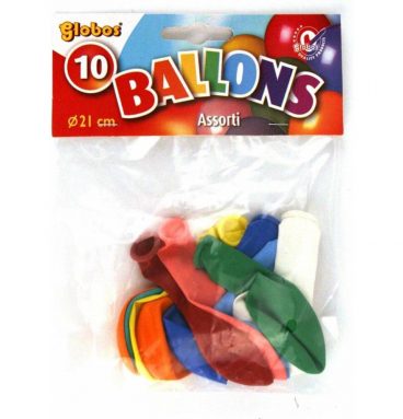 Ballonnen Multi Kleur 10 stuks