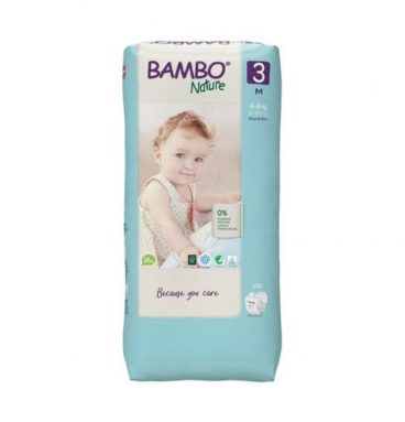 Bambo Nature Luier M Maat 3 (4-8 kg) 52 stuks