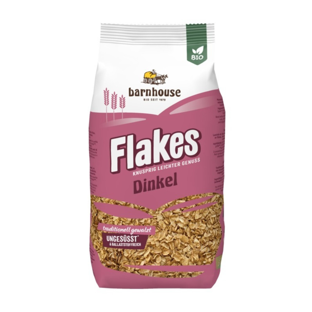 3x Barnhouse Flakes Spelt 250 gr