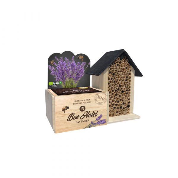 Baza Bee Hotel Met Bio Bloemen Lavendel