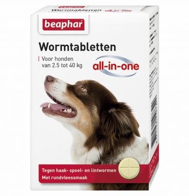 6x Beaphar All-in-one Ontworming Tabletten 2