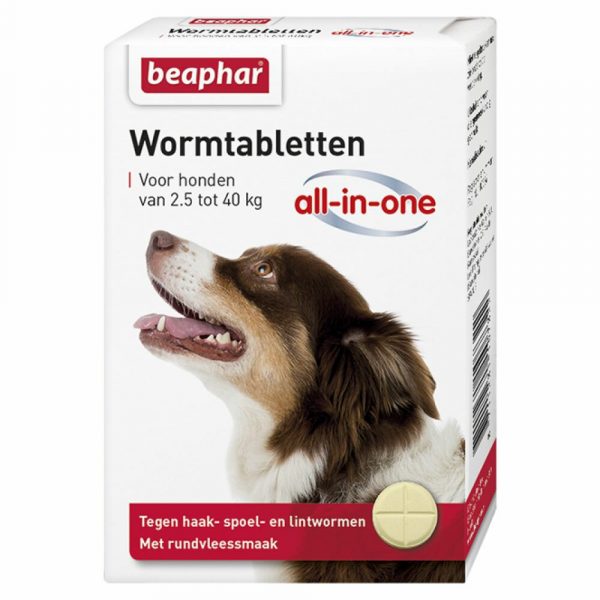 6x Beaphar All-in-one Ontworming Tabletten 2