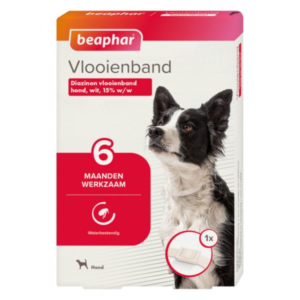 Beaphar Anti Vlooienband Hond Wit