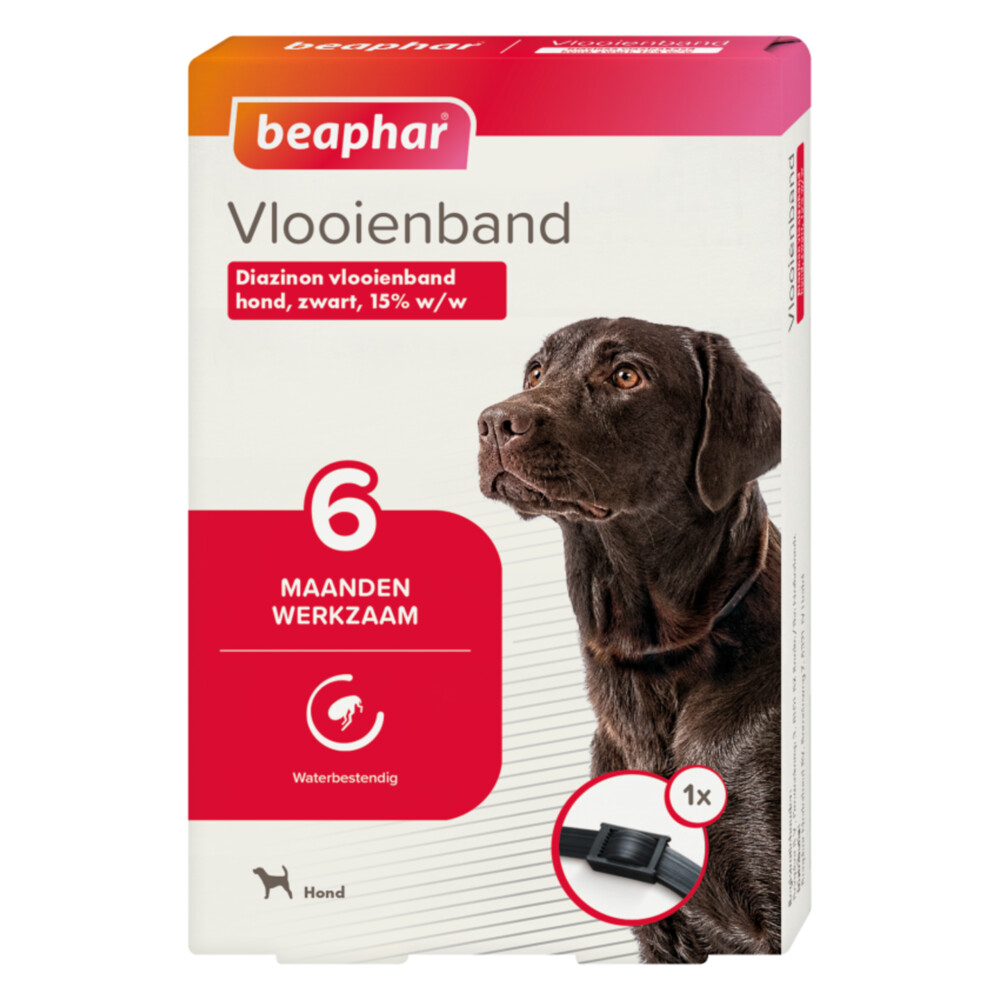 Beaphar Anti Vlooienband Hond Zwart