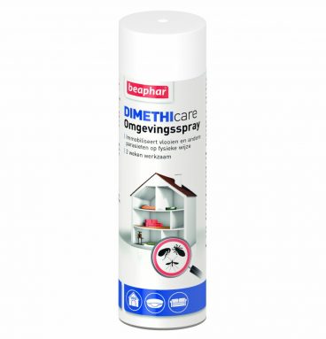 6x Beaphar DImetHIcare Omgevingsspray Anti Vlooien en Teken 400 ml