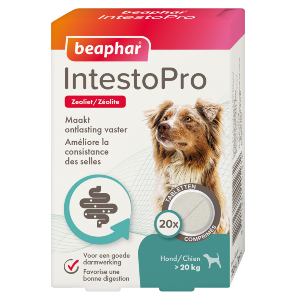 Beaphar IntestoPro Hond vanaf 20 kg 20 tabletten