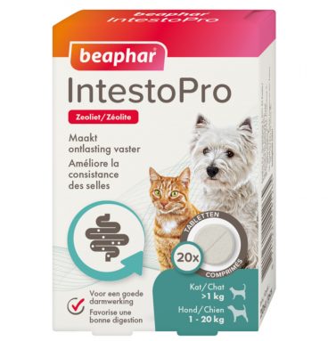 Beaphar IntestoPro Kat - Hond tot 20 kg 20 tabletten