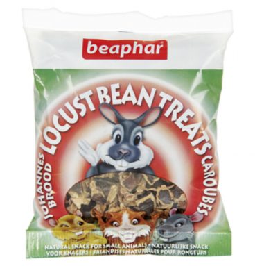 12x Beaphar Johannesbrood Snacks voor Knaagdieren 85 gr