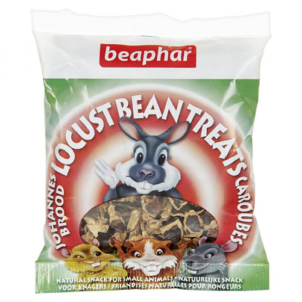 12x Beaphar Johannesbrood Snacks voor Knaagdieren 85 gr