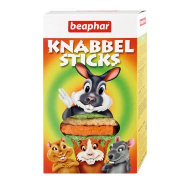 12x Beaphar Knabbelsticks Snacks Knaagdier 150 gr