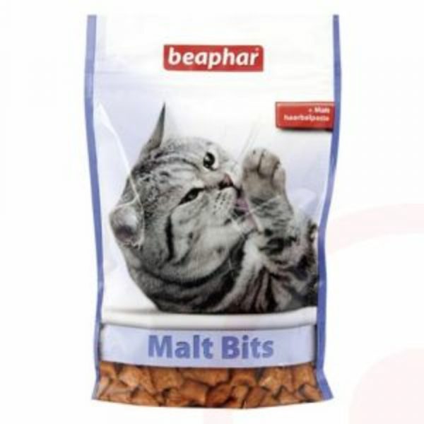 12x Beaphar Malt Bits Tegen Haarballen 150 gr