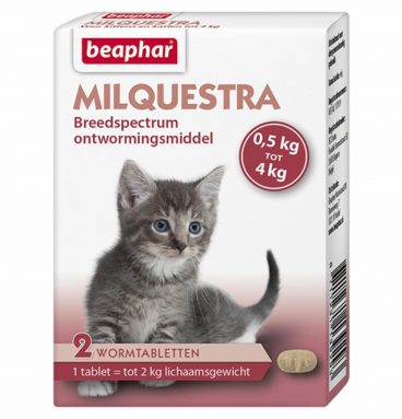 Beaphar Milquestra Ontworming Tabletten Kitten 0