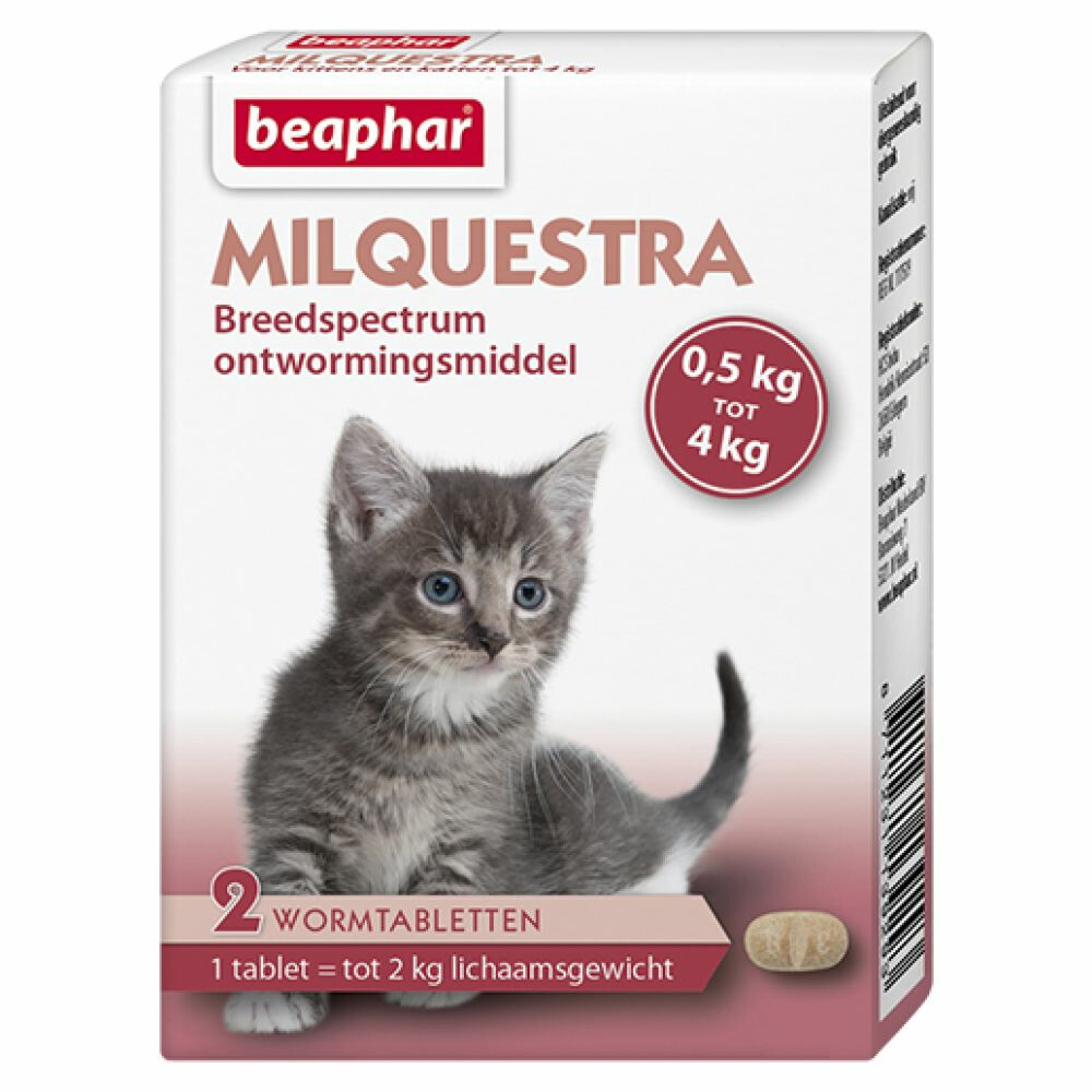 Beaphar Milquestra Ontworming Tabletten Kitten 0