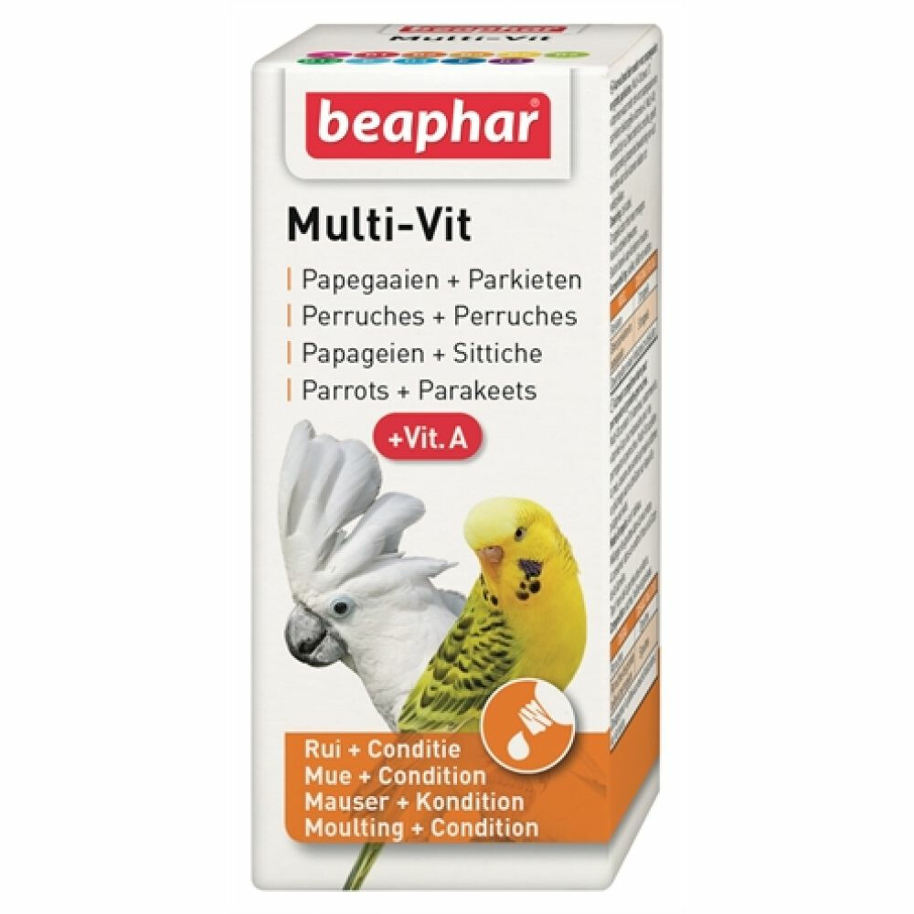 Beaphar Multi-Vitamine Papegaai 20 ml