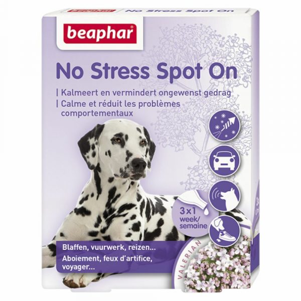 6x Beaphar No Stress Spot On Hond 3 pipetten