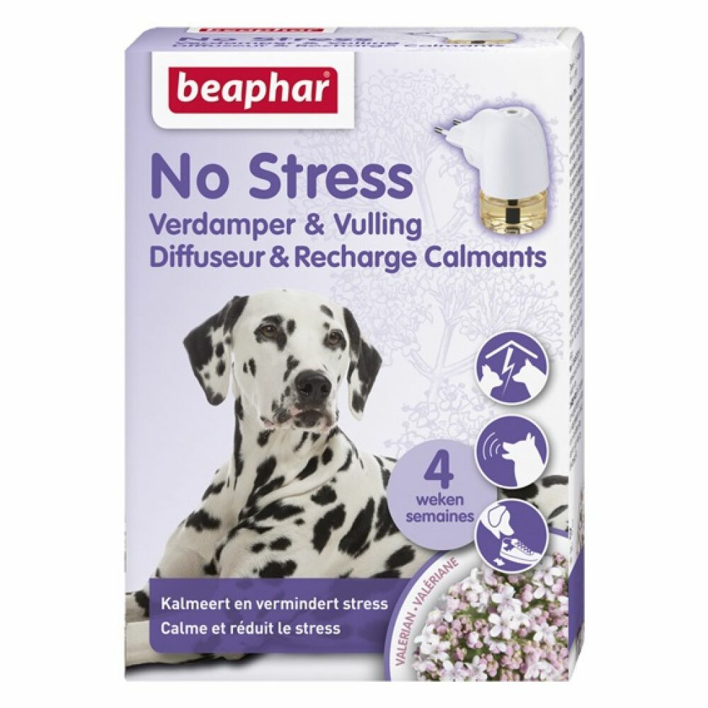 3x Beaphar No Stress Verdamper Hond + Navulling