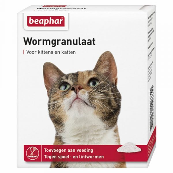 Beaphar Ontworming Granulaat Kat vanaf 800 gr 4 x 1 gr