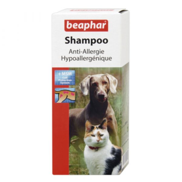 3x Beaphar Shampoo Anti-Allergie 200 ml