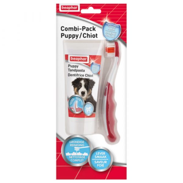 Beaphar Tandpasta - Borstel Combipack Puppy