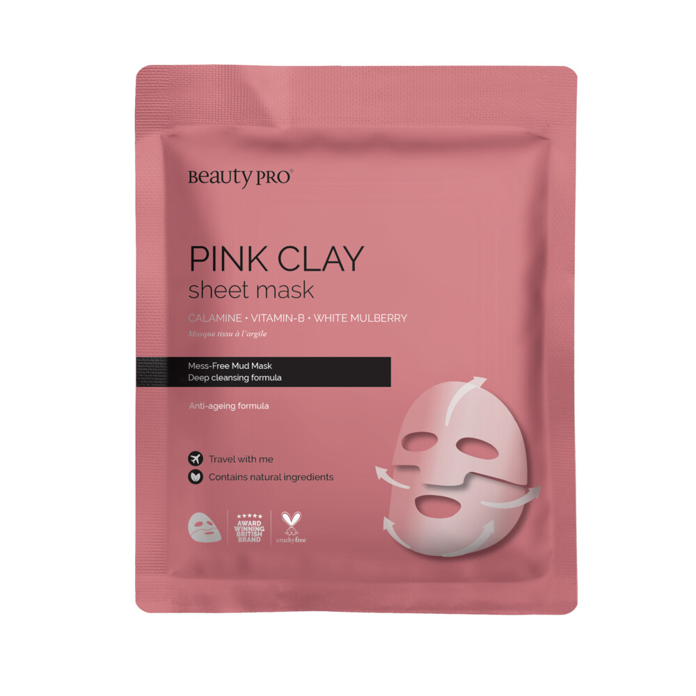 BeautyPro Gezichtsmasker Roze Klei