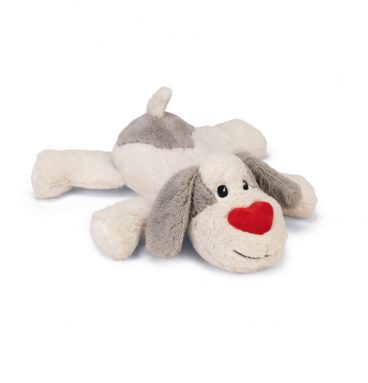 Beeztees Pluche Hondenknuffel XL Ties Wit 48 x 46 x 11 cm