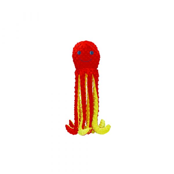 Beeztees Pluche Hondenspeelgoed Octopus Amy Rood 56 cm