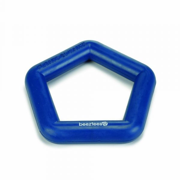 Beeztees Rubberen Ring Drijvend Blauw 15 cm