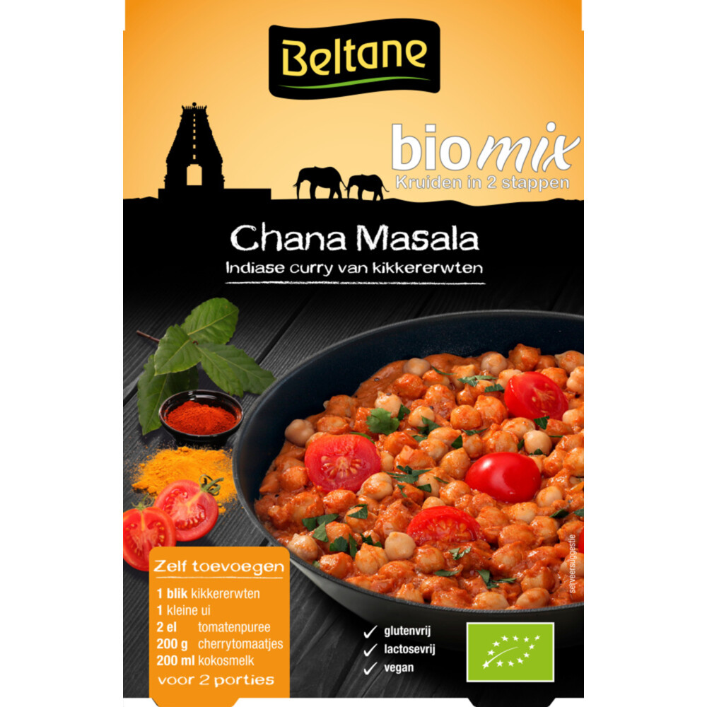 3x Beltane Chana Masala Bio 25 gr