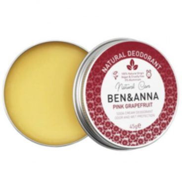 Ben&Anna Deodorant Blik Cream Pink Grapefruit 45 gr