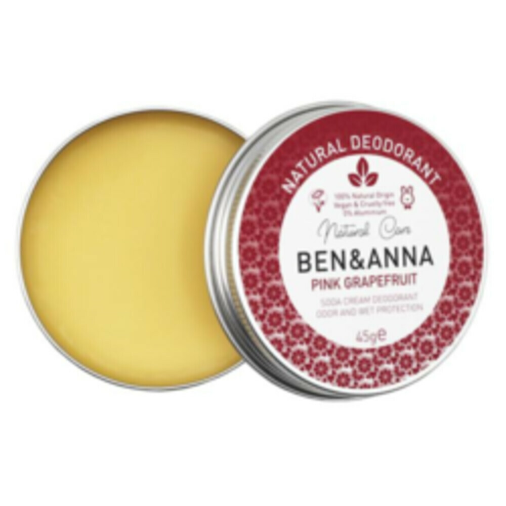 Ben&Anna Deodorant Blik Cream Pink Grapefruit 45 gr