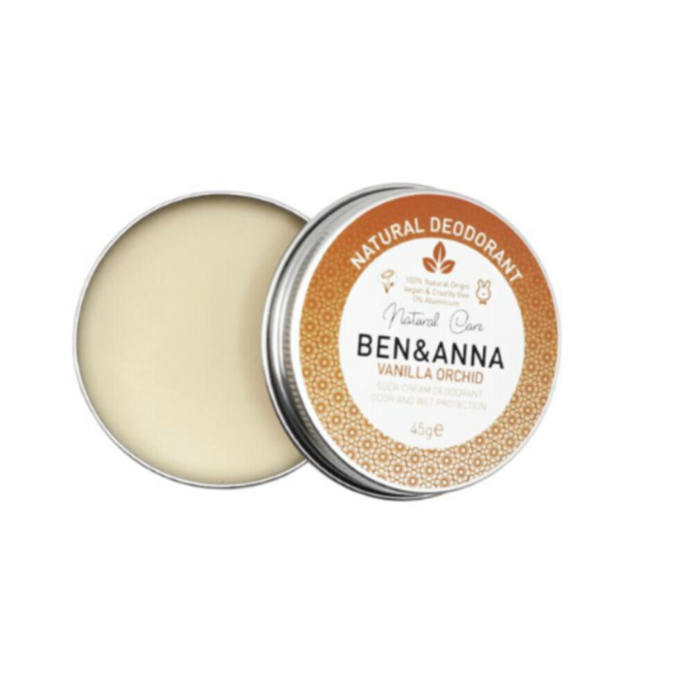 Ben&Anna Deodorant Blik Cream Vanilla Orchid 45 gr