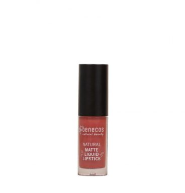 Benecos Matte Liquid Lippenstift Rosewood Romance