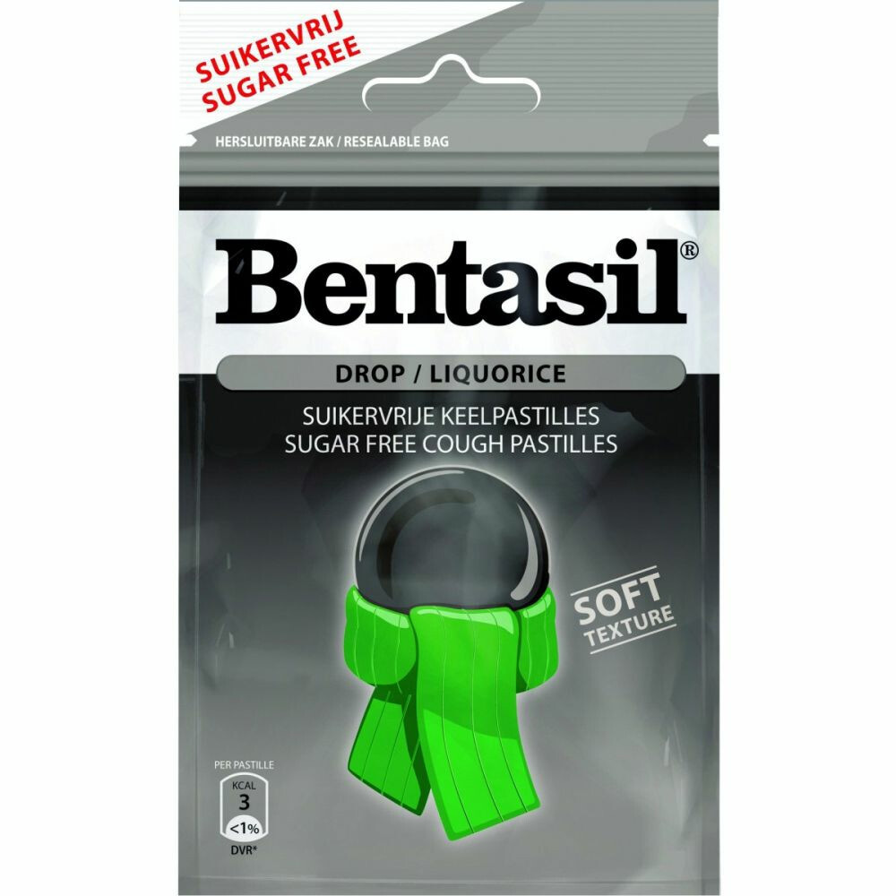 3x Bentasil Keelpastilles Drop 1 zak