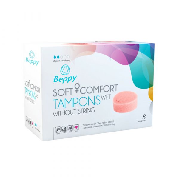 Beppy Tampons Soft + Comfort WET 8 stuks