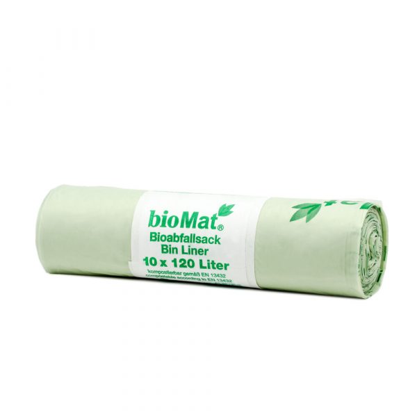 BioMat Compostable Waste Bag 120 - 140 liter 10 stuks