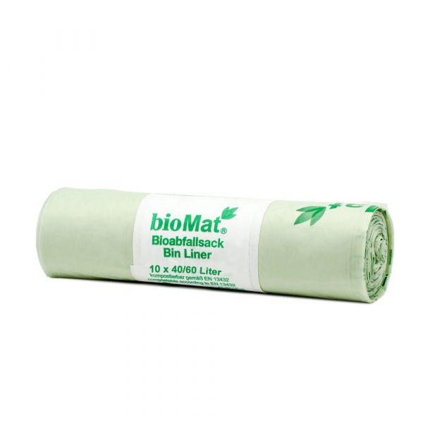 BioMat Compostable Waste Bag 40 - 60 liter 10 stuks