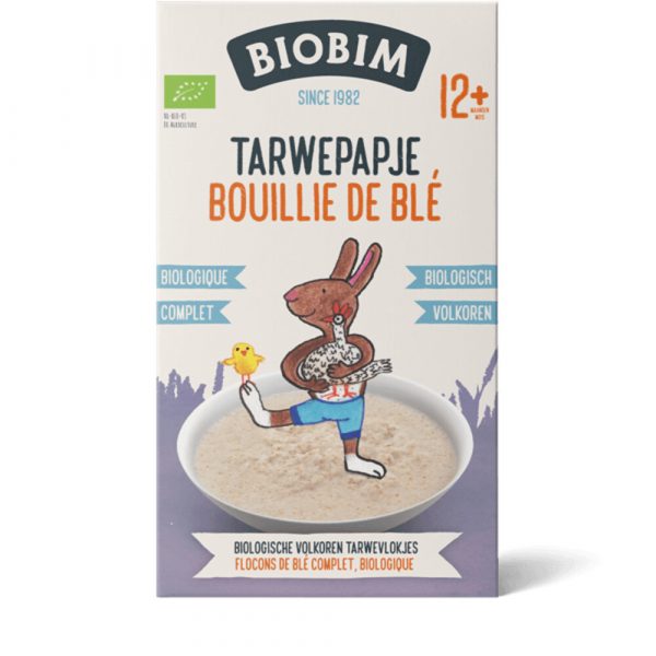 6x Biobim Papje 12 mnd Tarwe 250 g