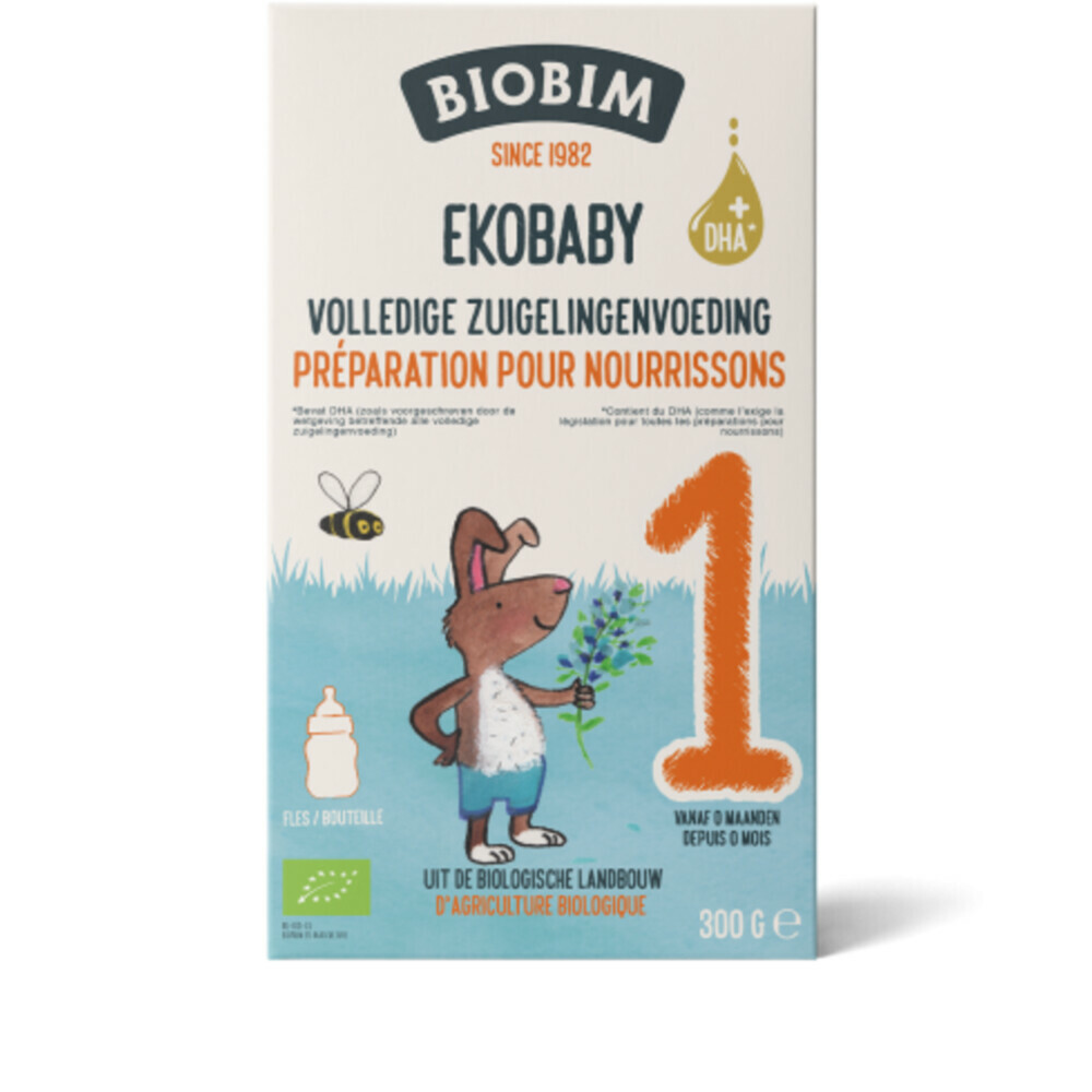 Biobim Zuigelingenvoeding Ekobaby 1 0+ mnd 600 g