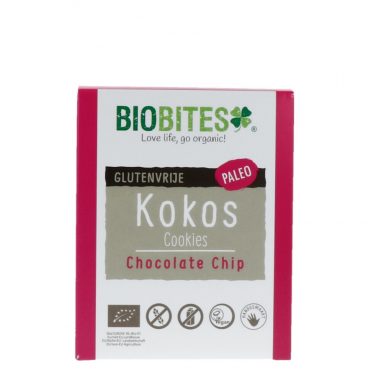 3x Biobites Kokosbite Choco Glutenvrij Bio 65 gr