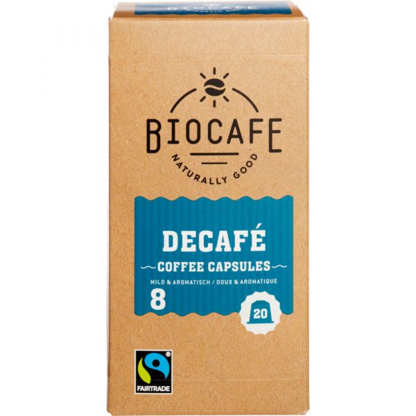 3x Biocafe Koffiecups Decafé 100 gr