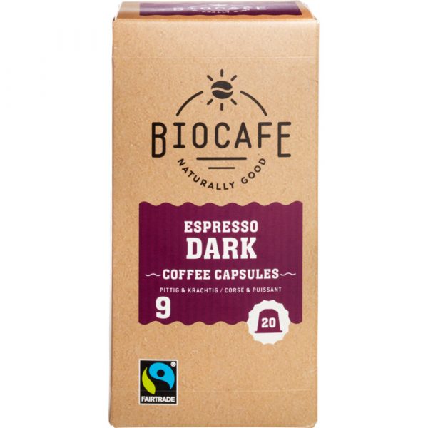 3x Biocafe Koffiecups Espresso 100 gr