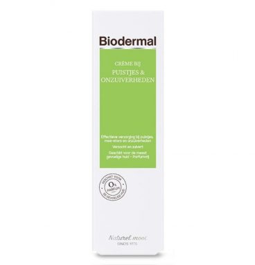 Biodermal Crème bij Puistjes&Onzuiverheden 30 ml